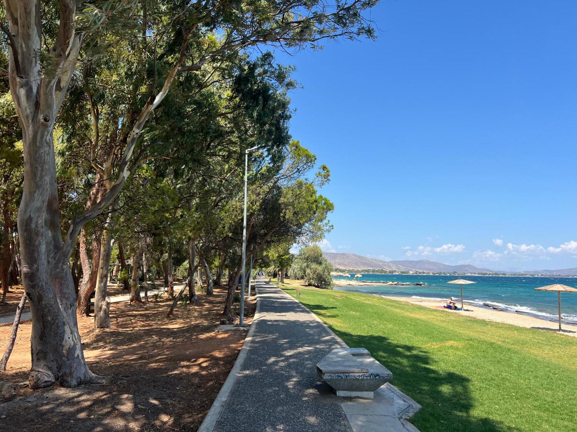 Blue Vision Apartment Nea Makri Luaran gambar