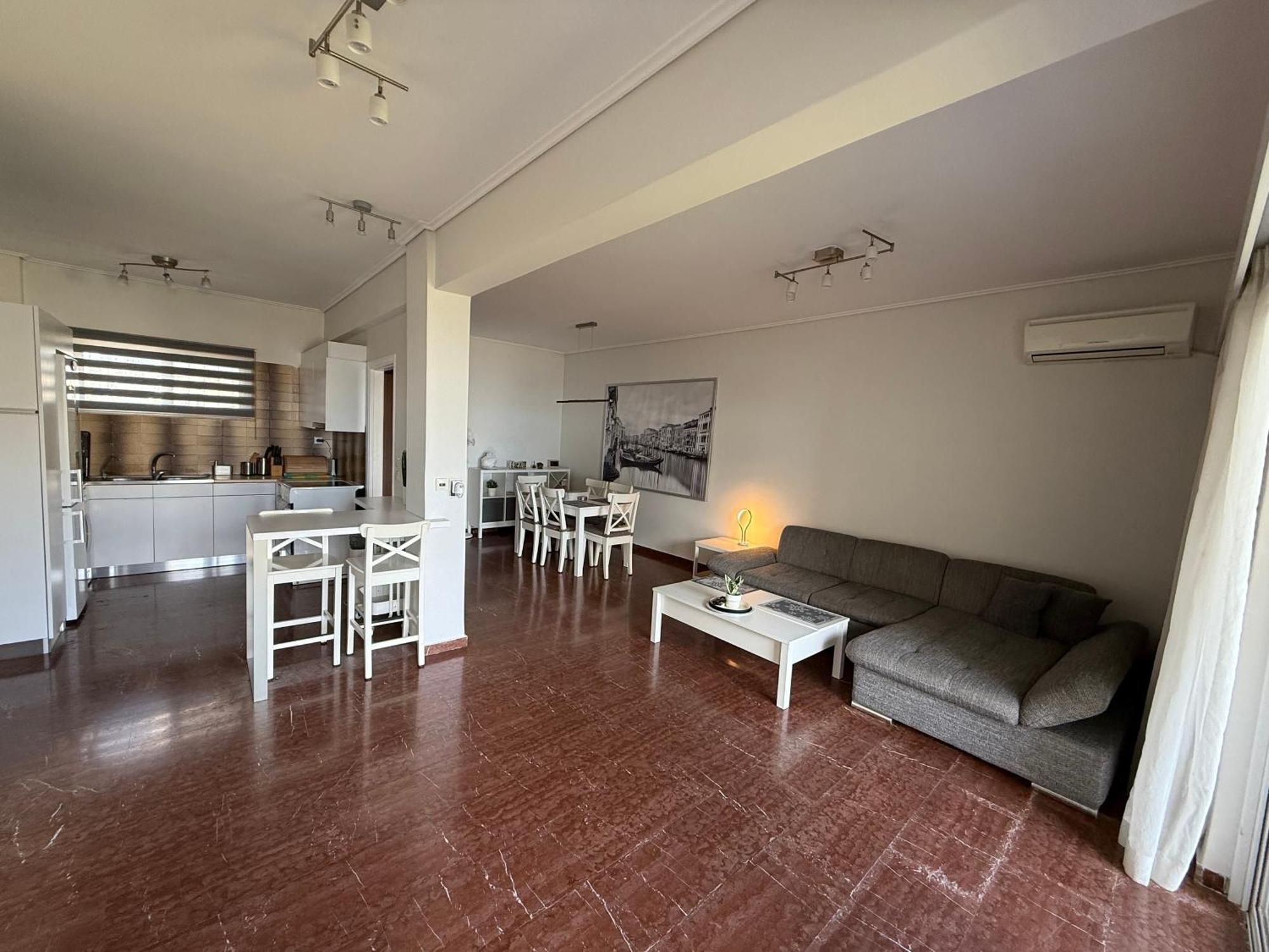 Blue Vision Apartment Nea Makri Luaran gambar